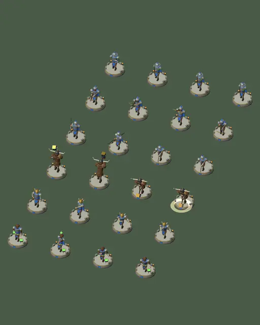 Garnison — animations d'attaque